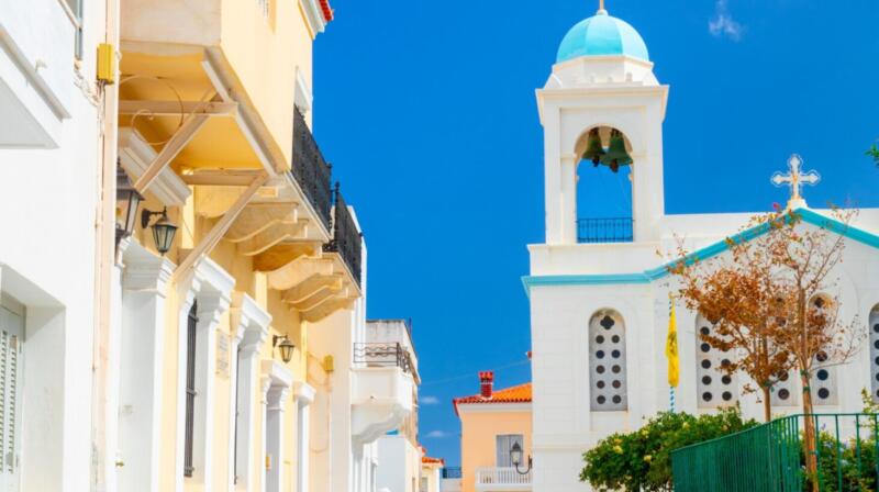 Temperatury powietrza styczniu na Andros