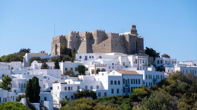 Temperatury powietrza w lutym na Patmos