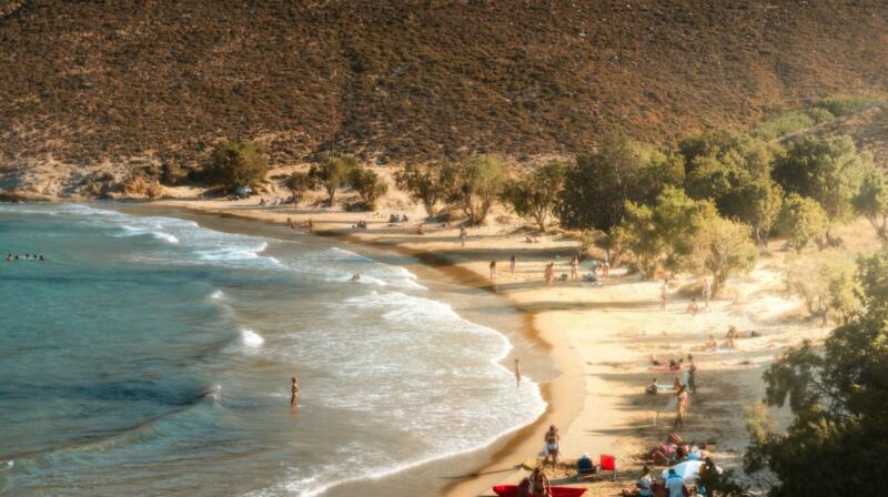 Temperatury powietrza w marcu na Serifos