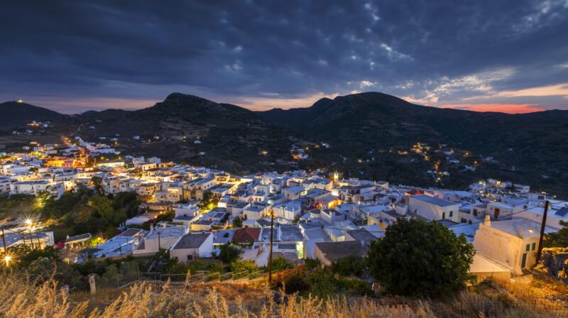 Temperatury powietrza w maju na Skyros