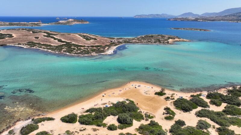 Temperatury powietrza w lipcu na Antiparos