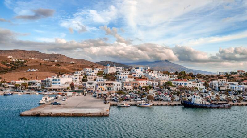 Temperatury powietrza w lipcu na Andros