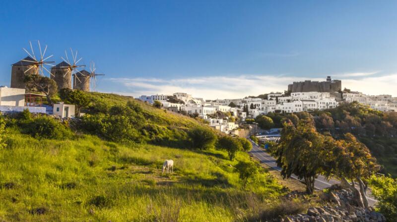 Temperatury powietrza w sierpniu na Patmos
