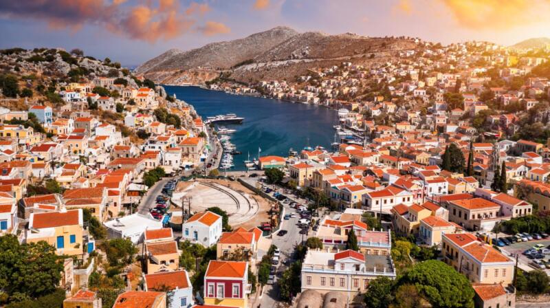 Temperatury powietrza w kwietniu na Symi