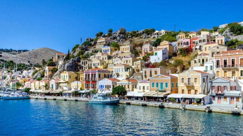 Temperatury powietrza w lipcu na Symi