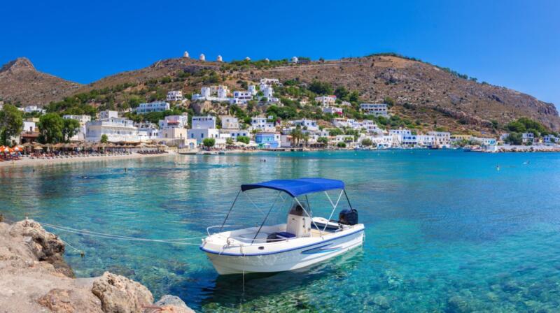 Temperatury powietrza w lipcu na Leros