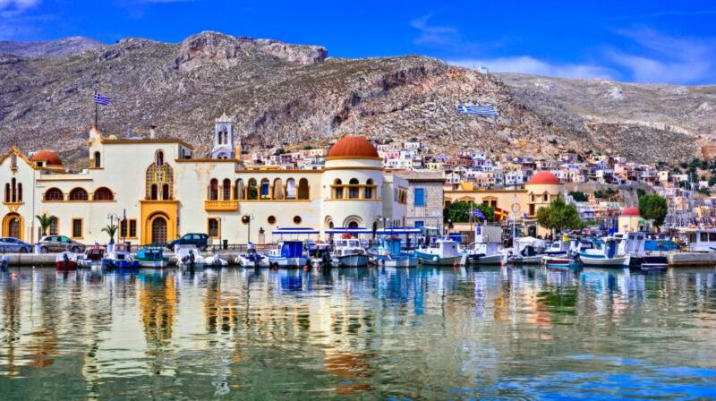 Temperatury powietrza w sierpniu na Kalymnos