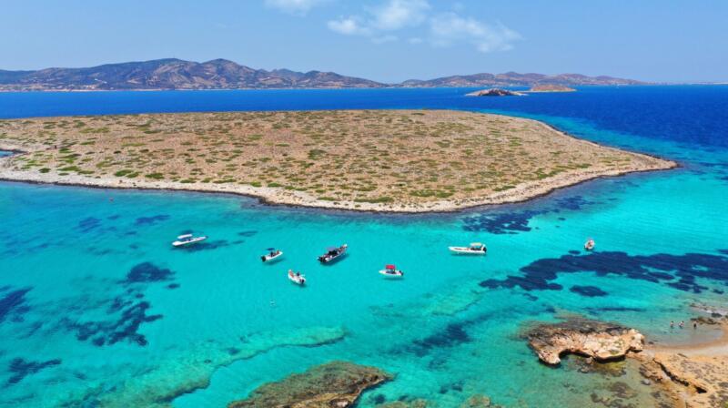 Temperatury powietrza w październiku na Antiparos