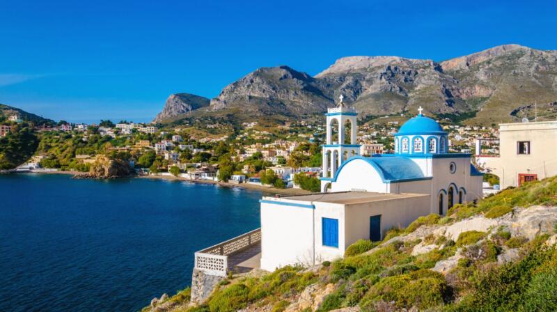 Temperatury powietrza w listopadzie na Kalymnos