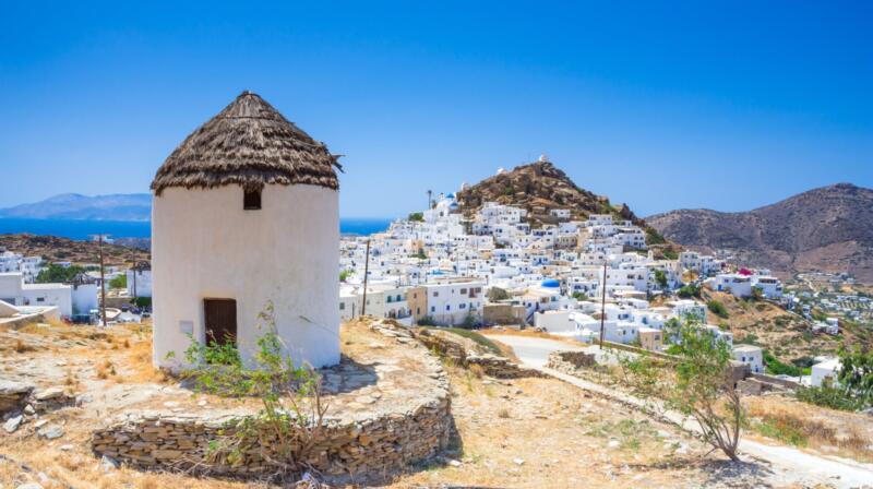 Temperatury powietrza w listopadzie na Ios