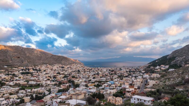 Temperatury powietrza w grudniu na Kalymnos
