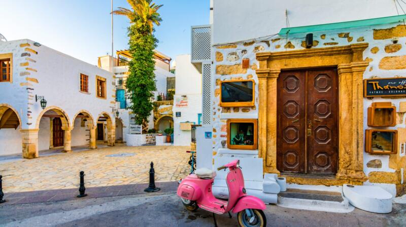 Temperatury powietrza w październiku na Patmos