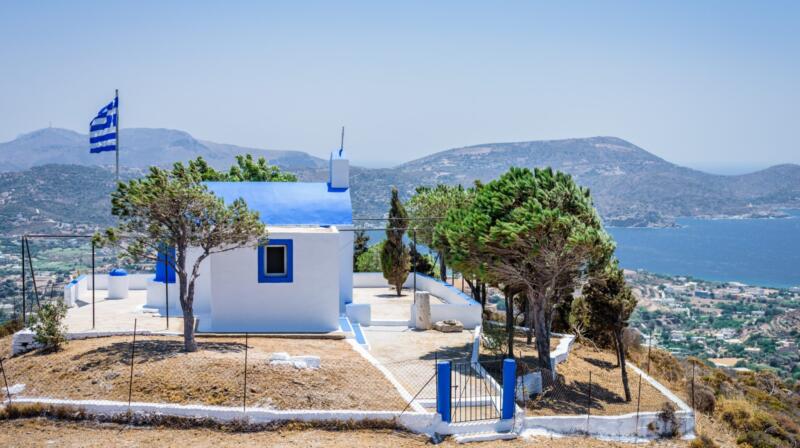 Temperatury powietrza w październiku na Leros