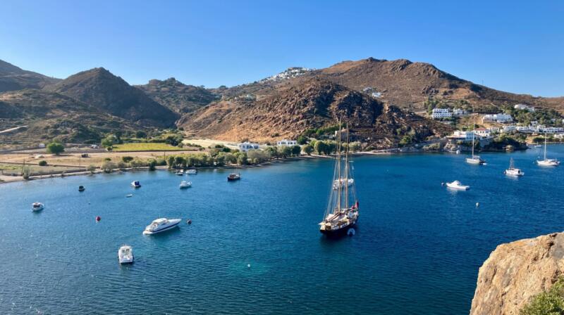 Temperatury powietrza w grudniu na Patmos