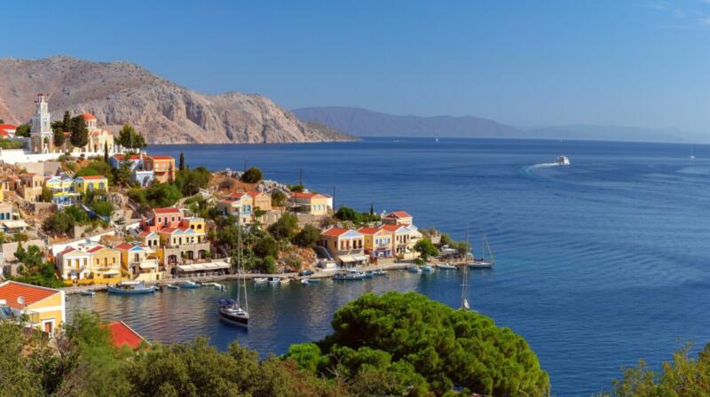 Temperatury powietrza w listopadzie na Symi