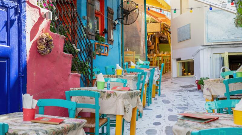 Temperatury powietrza w grudniu na Tinos