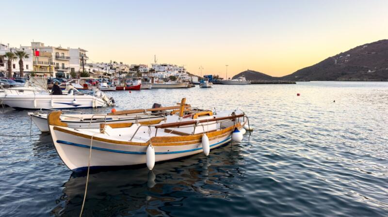 Temperatury powietrza w grudniu na Andros