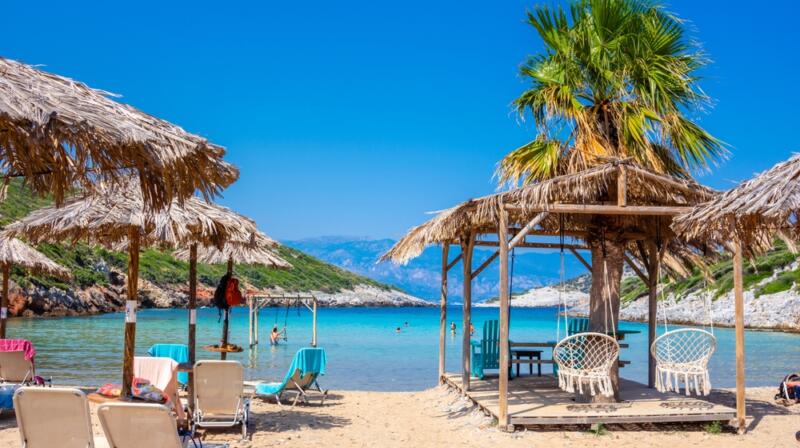 Gdzie znajduje się plaża Lemonakia Beach?