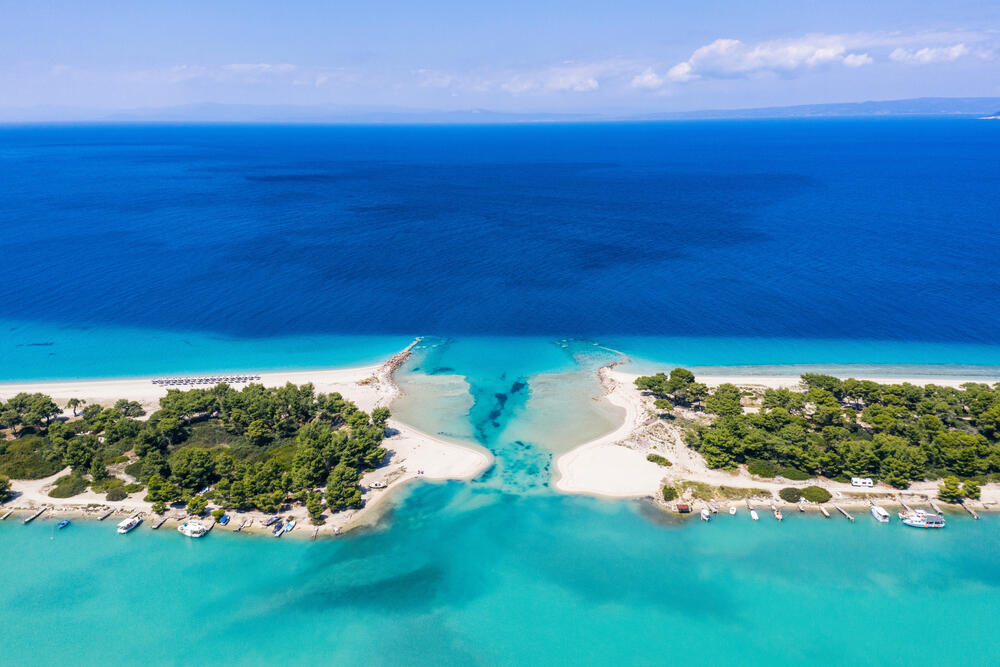 Plaża Port Glarokavos na Chalkidiki