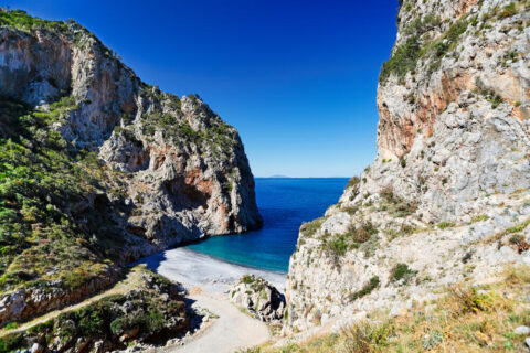 Plaża Vithouri Beach na Evii